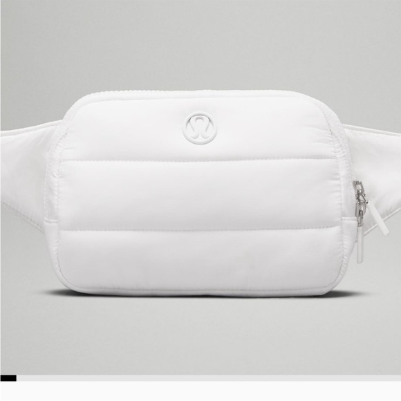 lululemon athletica Handbags - New with tags Lululemon everywhere, Belt bag, large Wunder Puff White